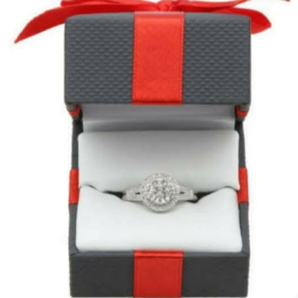 Diamond Cluster Cocktail Ring